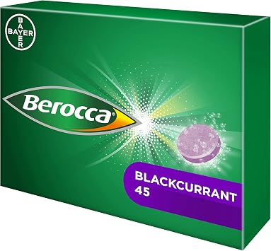 Berocca Blackcurrant Flavour 45 Effervescent Tablets