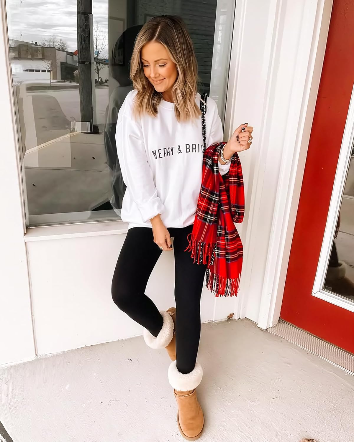 FULLSOFT 3 Pack Seamless Fleece Lined Leggings Women High Waisted Workout Winter Warm Thermal Yoga Pants - Image 3