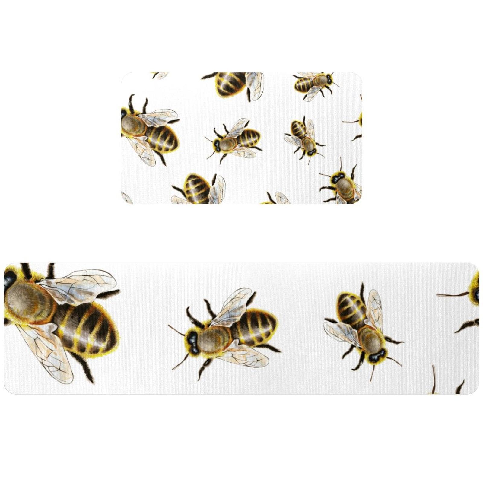 Tapis de cuisine antidérapant et absorbant : lot de 2 fini les sols glissants