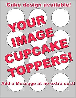 Unbranded Your Image Photo Logo Custom Edible Frosting Sheet Image Cupcake Cookie Toppers