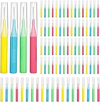 Vista 1 de Cepillo interdental RAZOKO, cabezal de hilo dental, herramienta de limpieza de dientes de fácil uso (1 paquete (2 mm/2,3 mm/2,5 mm/3 mm) - 88 piezas)