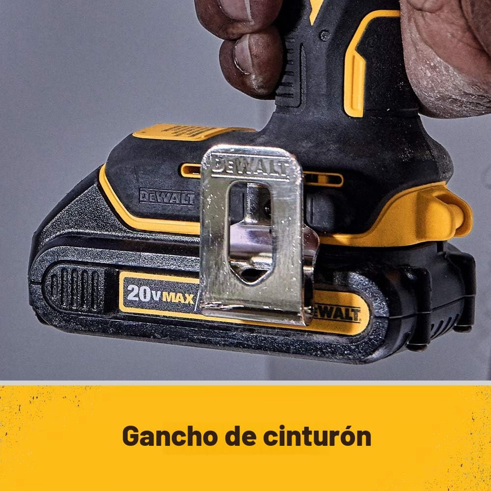 DEWALT ATOMIC 20 V MAX Driver de impacto, inalámbrico, compacto, 0,6 cm, solo herramienta (DCF809B)
