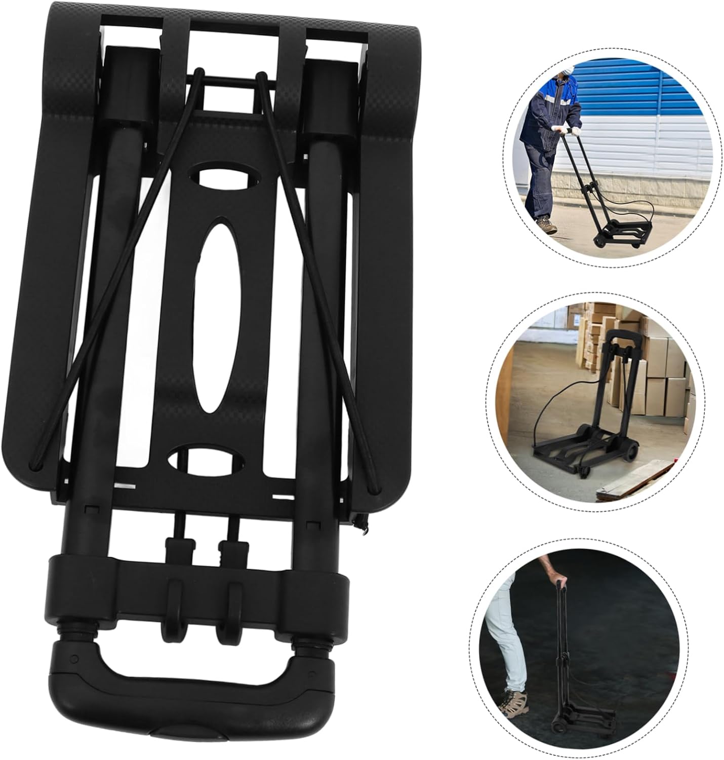 Lightweight Foldable Hand Cart Trolley for Backpack Storage Truck Stroller Folding Utility Cart Luggage