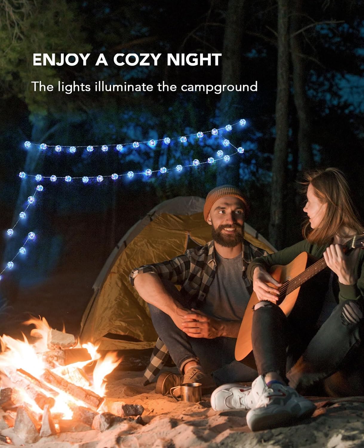 AceList 50 LED Holographic Iridescent String Lights, 16.4Ft Enchanting Disco Ball String Lights– USB&Battery Powered Fairy Lights Iridescent Party Decorations for Home, Classroom, Birthday, Christmas