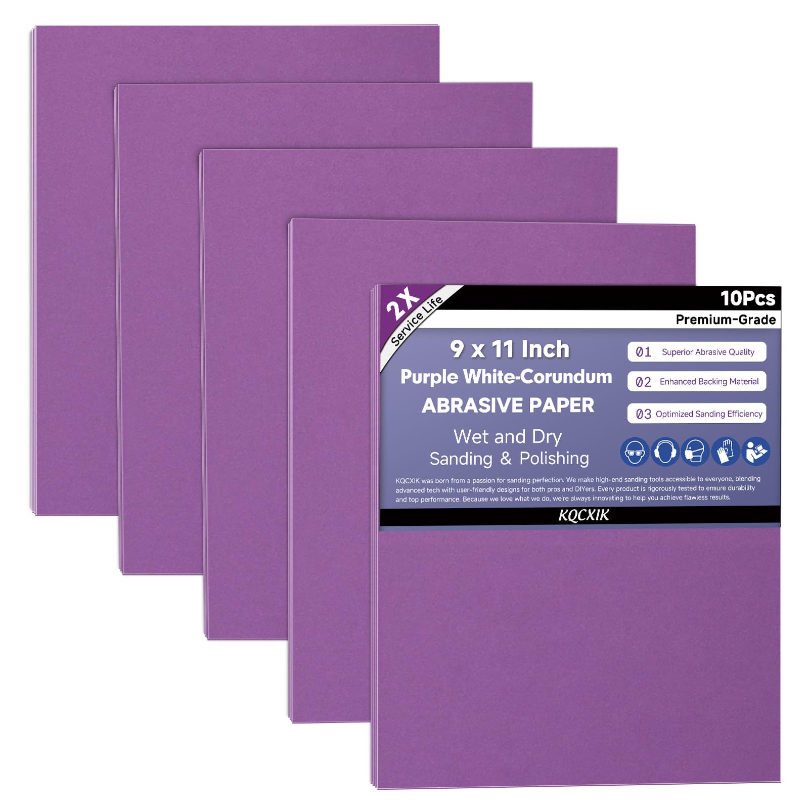 Premium Sandpaper Assortment - 80 to 2000 Grit -23