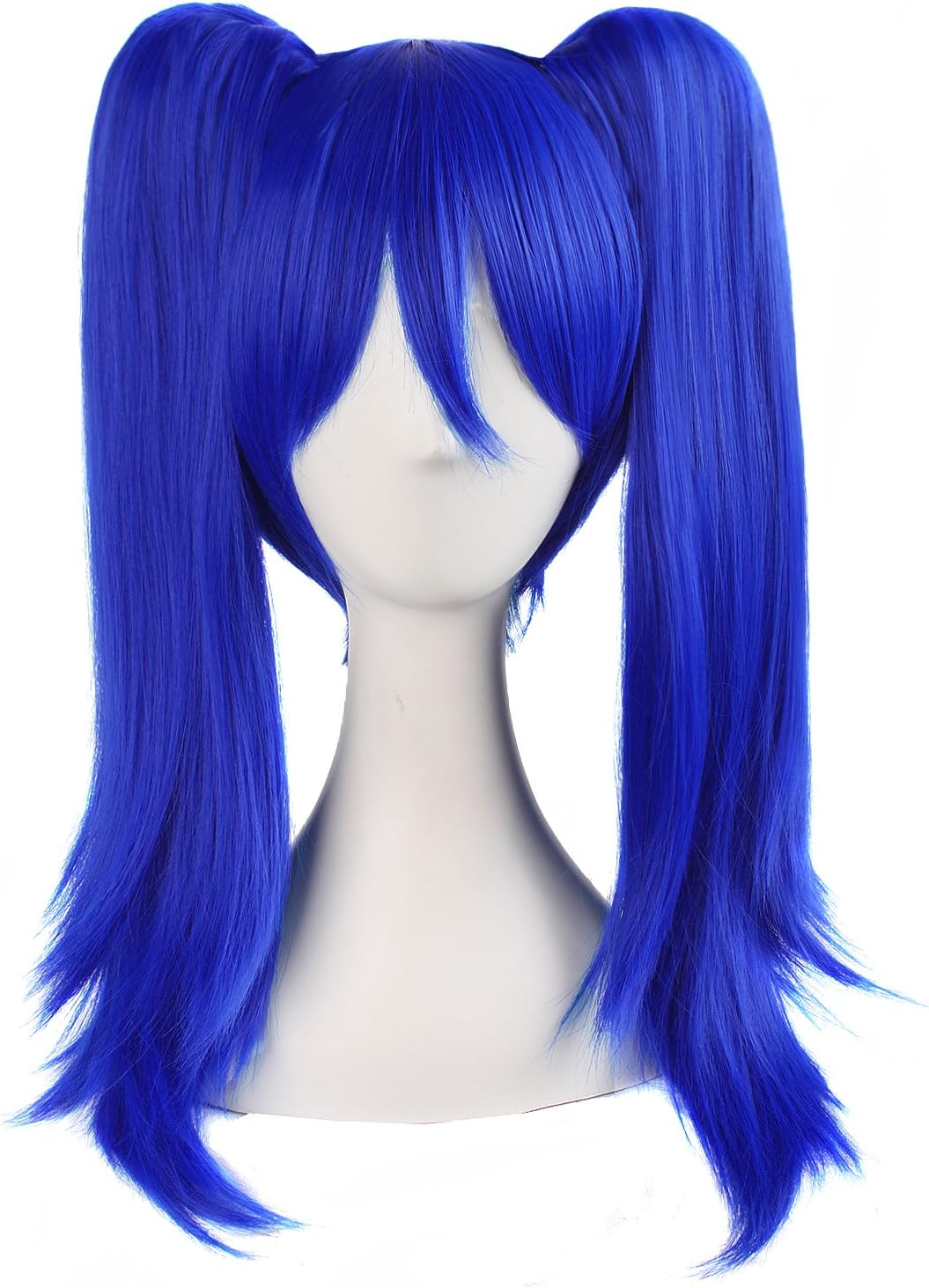 Perruque Synthétique Blanche à Double Queue De Cheval Longue OSIAS Pour Le Cosplay De Frieren