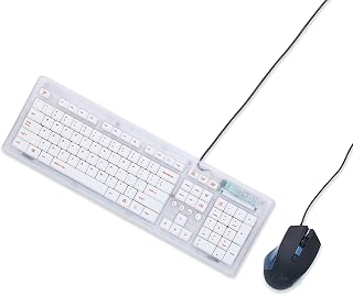 Arctic Fox Crystal Wired Keyboard and Mouse Set with 104 Keys and a USB Gaming Mouse with 3600 DPI Price In India