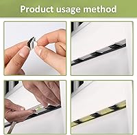 Vista 4 de 80 piezas de clips de montaje para tira de luces negras autoadhesivas, sujetadores de luz LED, soporte de montaje, abrazadera de cable, organizador