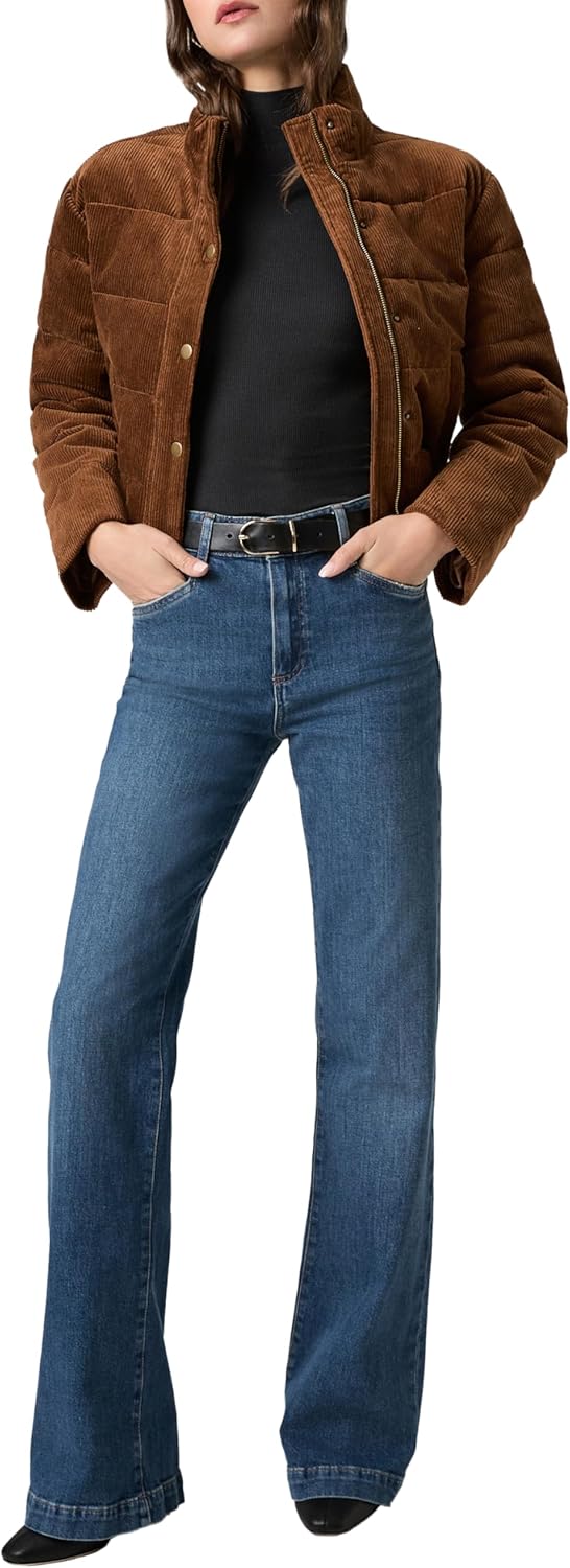 PAIGE Women's Leenah W Seamed Jolene Pockets