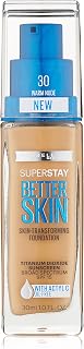 Maybelline New York Superstay Better Skin Foundation, Warm Nude, 1 Fluid Ounce