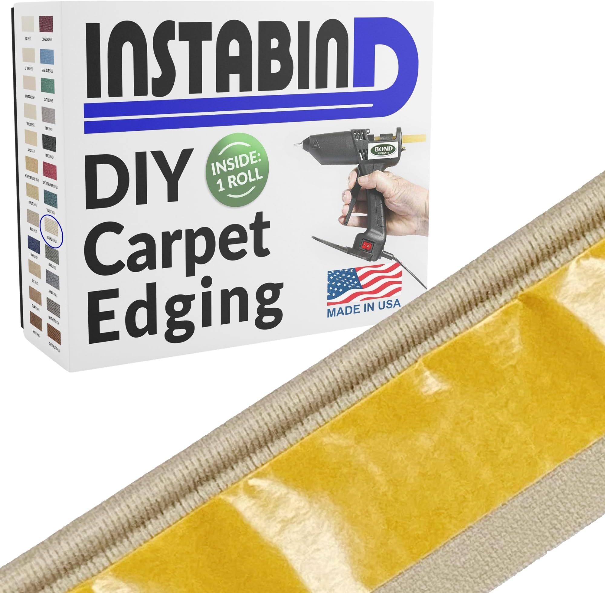 Instabind Regular Carpet Binding (Heather)