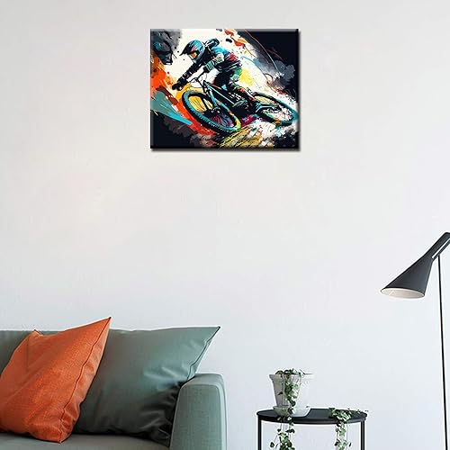 Miniatura 3 de Pintura por números para adultos y niños, pintura de motocross por números, pintura acrílica por números, kit de pintura acrílica por números,