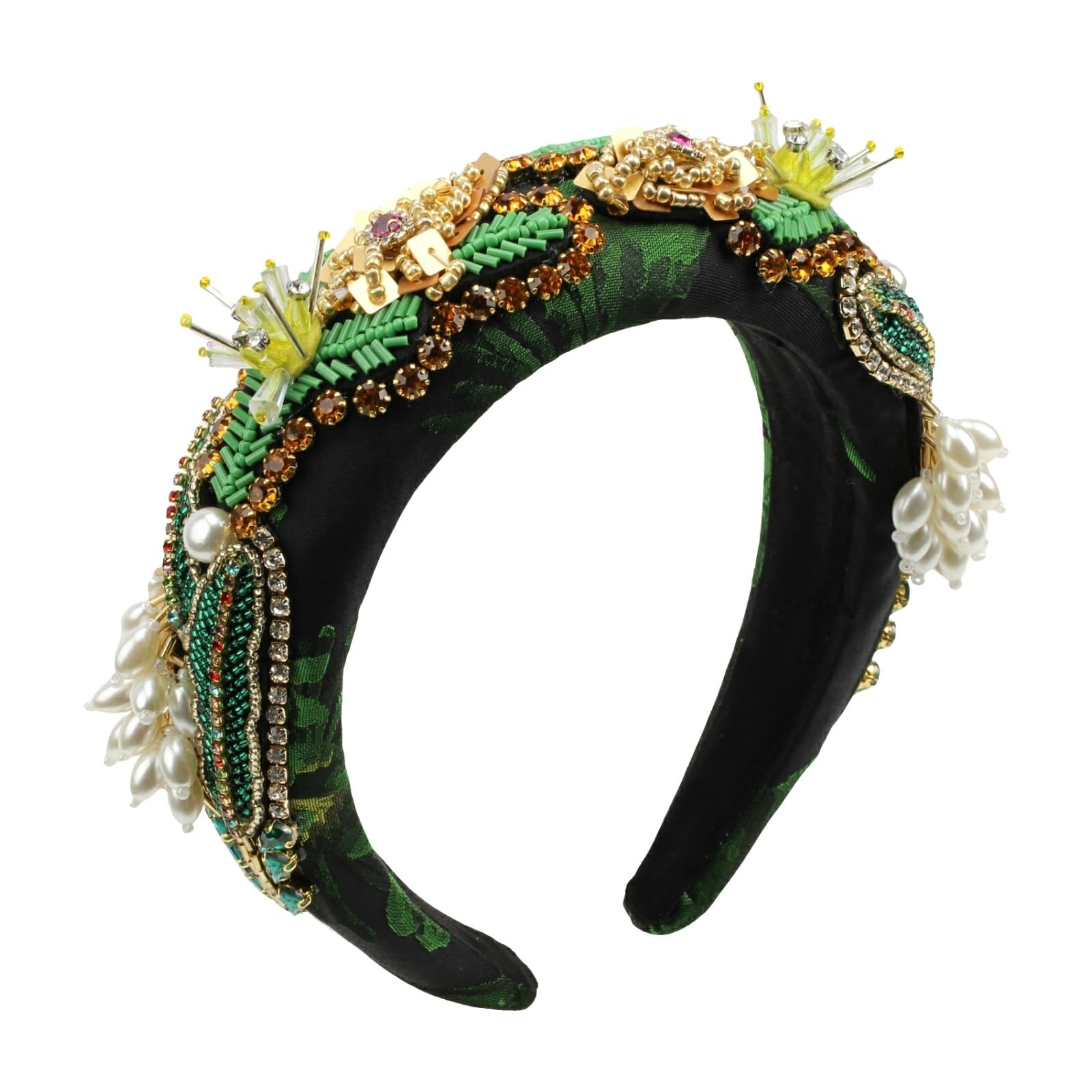 Luxury Flower Simulated Pearl Headband For Women Hair