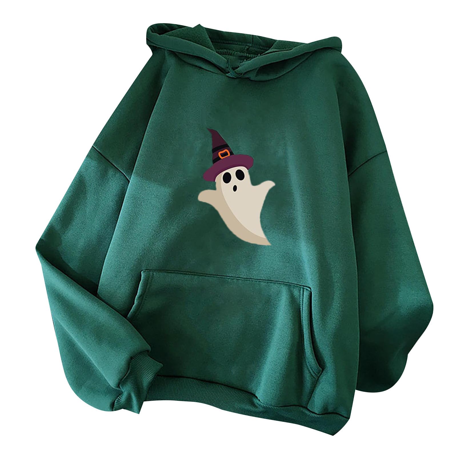 oelaioWomens 2023 Simple Crewneck Long Sleeve Casual Halloween Graphic Pullover Sweatshirts Fall Shirts For Women 2023