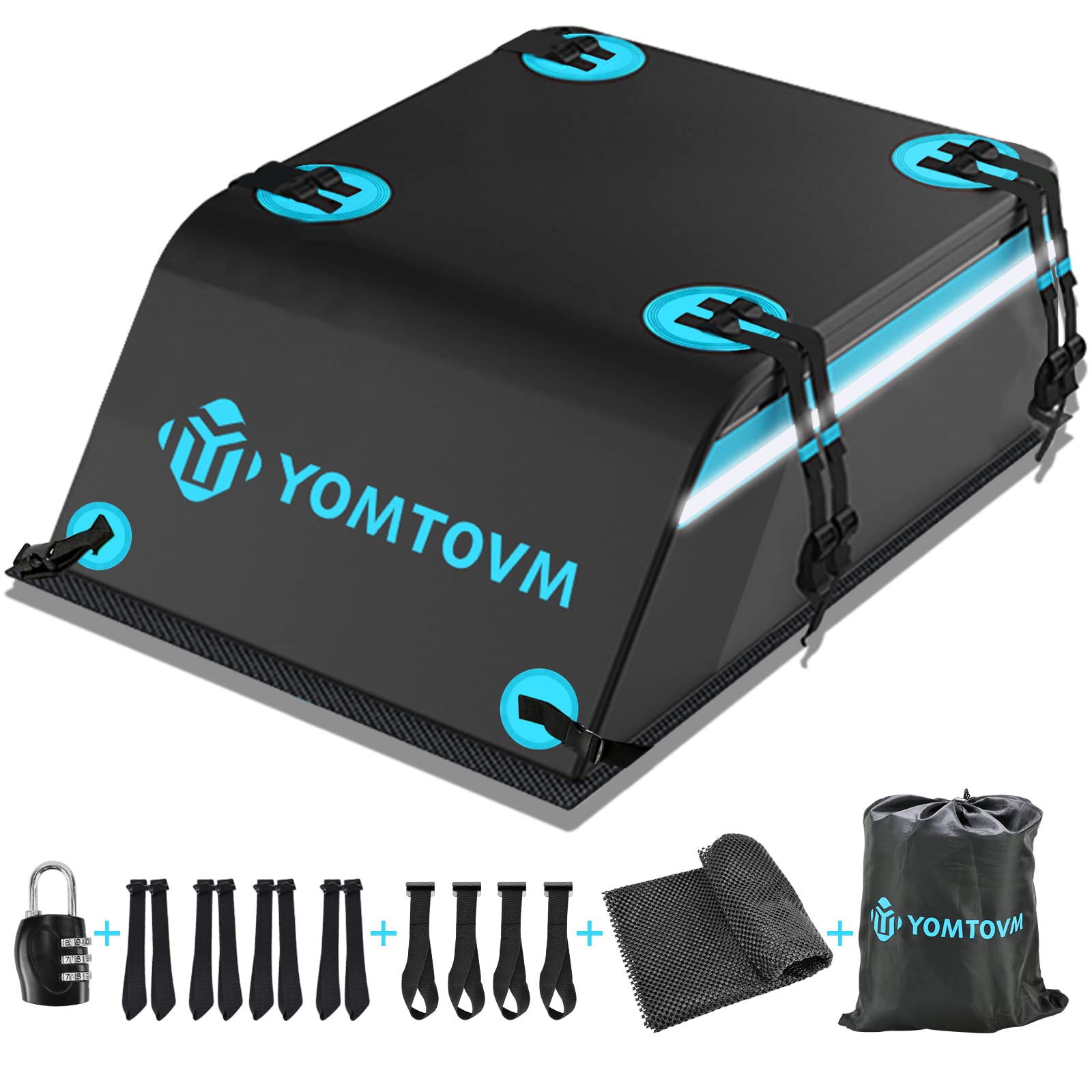 Buy Rooftop Cargo Carrier Roof Bag,𝟮𝟭 𝗖𝘂𝗯𝗶𝗰 𝗙𝗲𝗲𝘁 𝐖𝐚𝐭𝐞𝐫𝐩𝐫𝐨𝐨𝐟 RoofBag