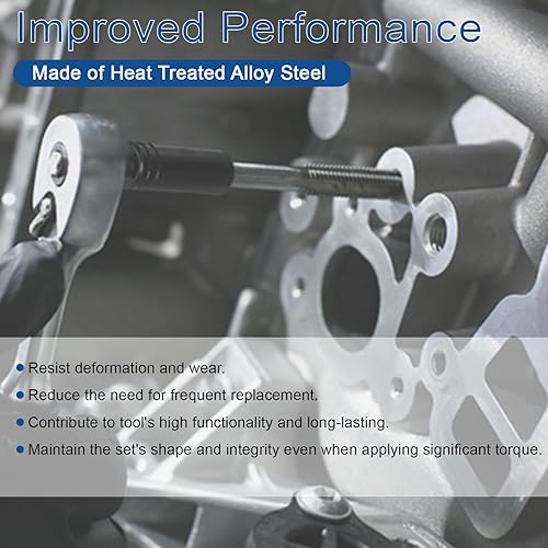 Miniatura 4 de Bonbo 71670 Juego de llaves de grifo grandes, apto para grifos de 58", 1116", 34", 78" y 1" (0.630 in-0.984 in), 5 piezas