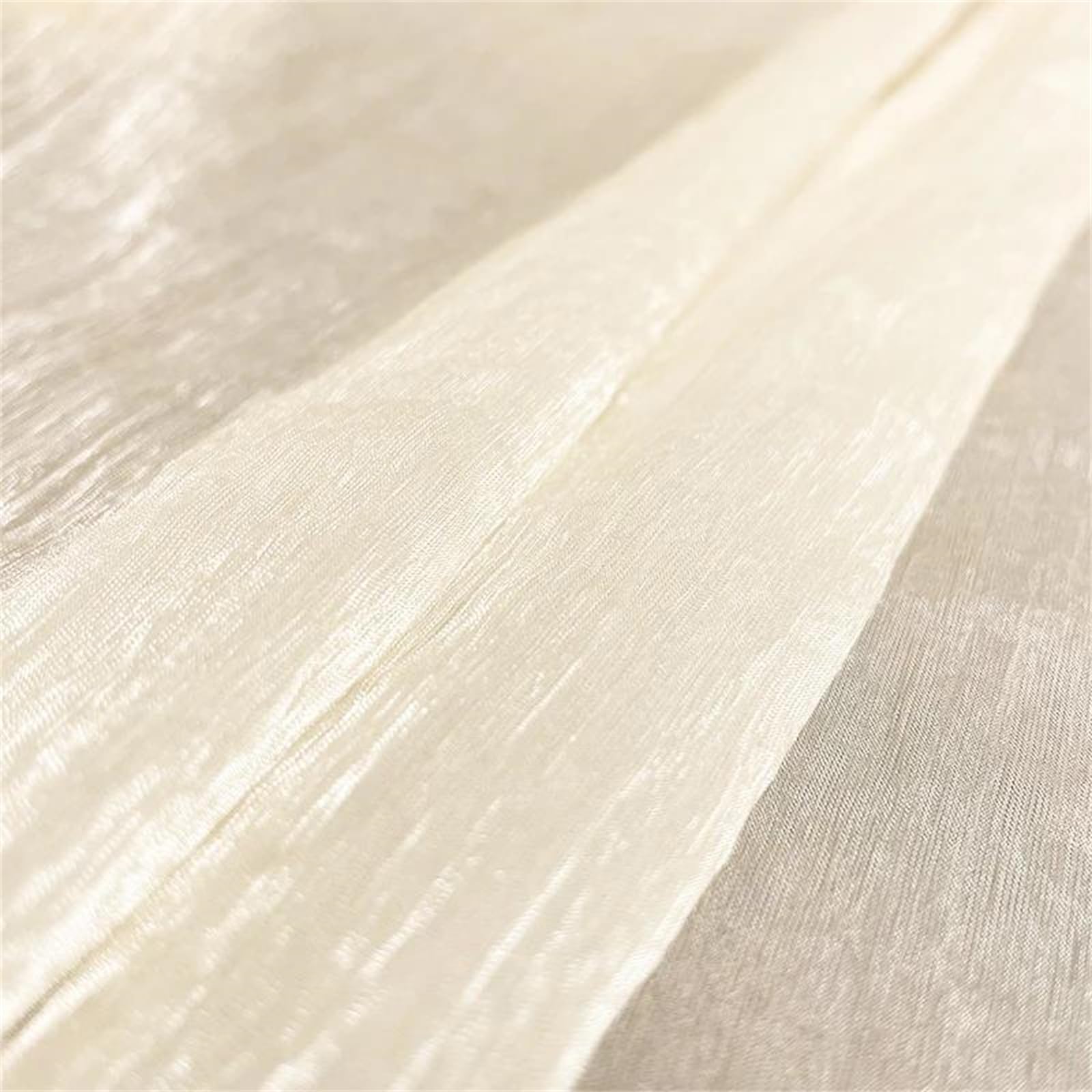 Tessuto di Organza Increspato Testurizzato da 160 cm, Materiale Velato e Brillante for Abiti da Sera e Costumi da Sposa