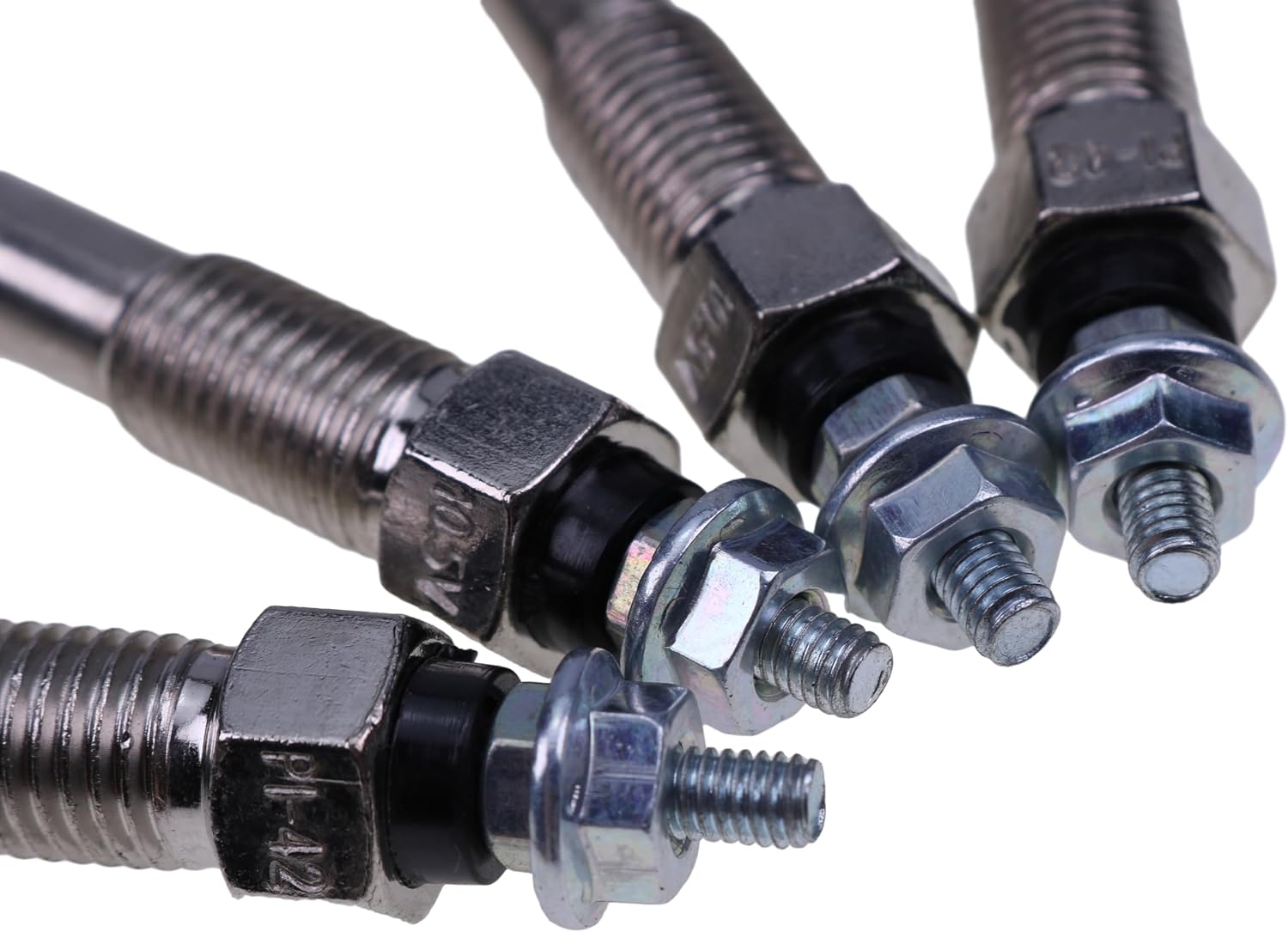 4PCS 9-82511978-0 12V Glow Plug Compatible with Isuzu C240 C190 C201 C221 4BA1 D500 4FA1 3KA 3KB1 3KC1 3AA1 3AB1 3AD1 3AE1 3AF1 3AG1