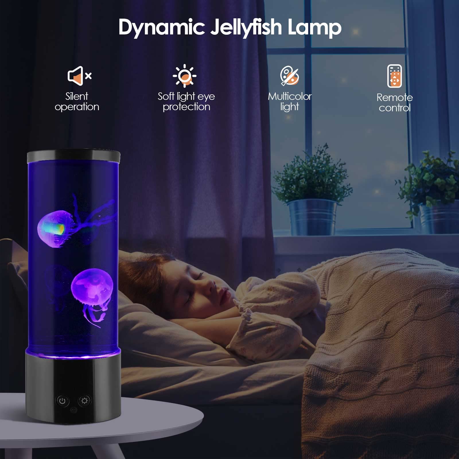 Lampada Lava Medusa Con Telecomando – 16 Colori LED, Lampada Atmosferica Per Casa E Ufficio