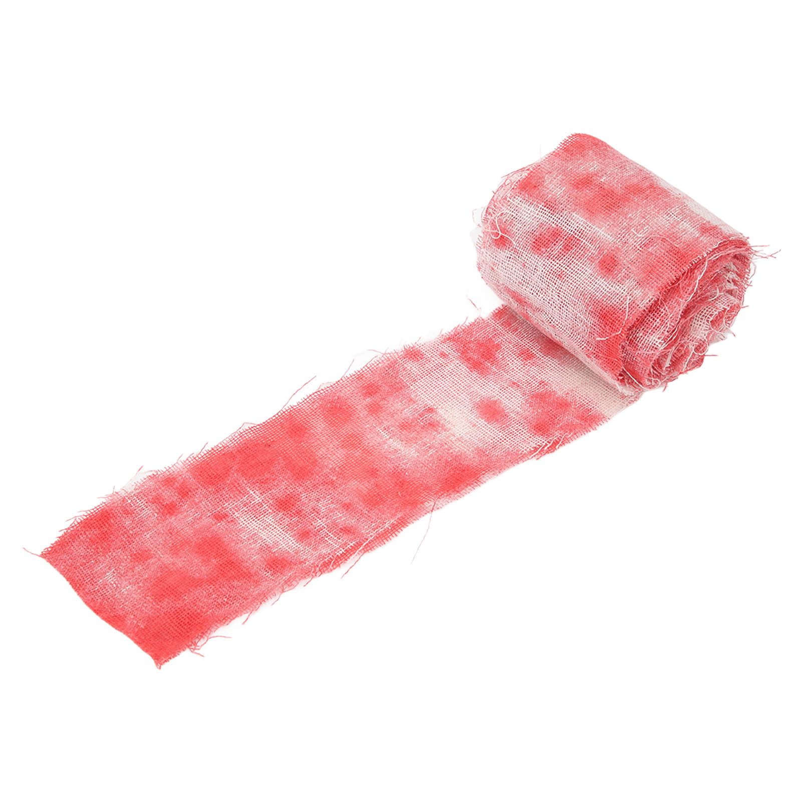 Halloween Bloody Bandage, Wearable Cosplay Bloody Bandage Props Scary Funny Soft for Door for Cosplay Amateurs - Image 2