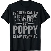 Poppy is My Favorite Name Funny T-Shirt