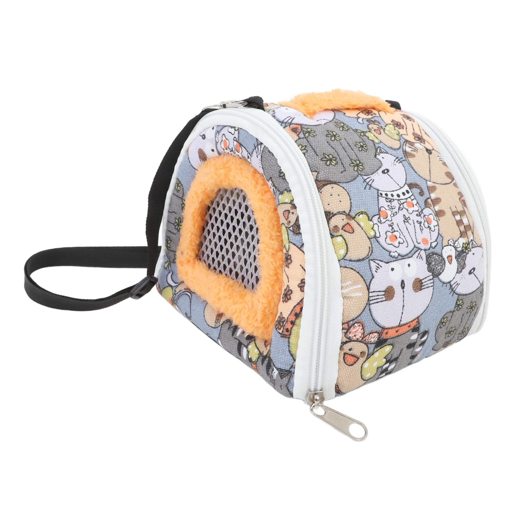KESYOO Portable Hamster Carrier Bag Sling Pouch for Pets Convenient Travel Storage with Detachable Strap for Hamsters Mice Squirrels More