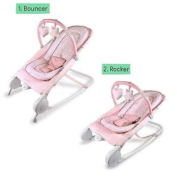 Amazon.com : Summer Infant 2-in-1 Bouncer & Rocker Duo (Pink