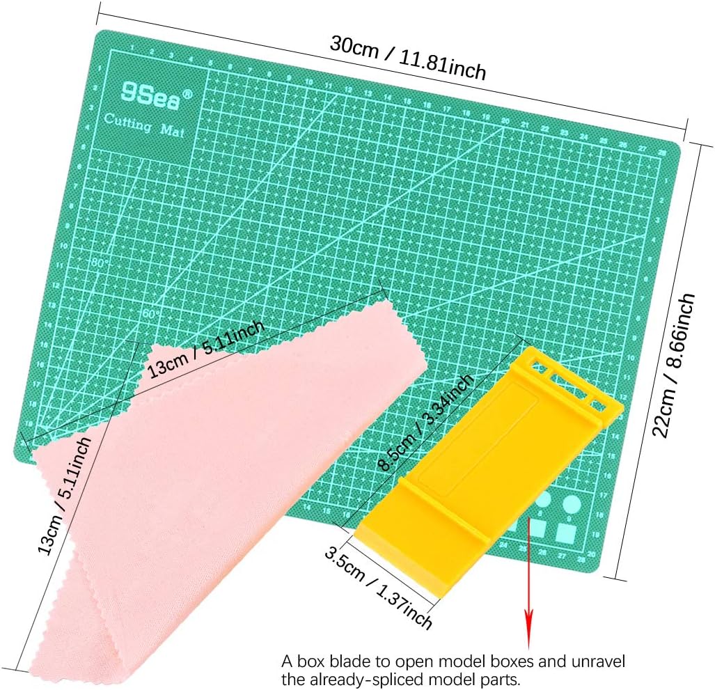 Keadic 29Pcs Modeler Basic Tools Craft Set Model Tools Kit Hobby Building Tools Kit for Professional Model Assemble Building