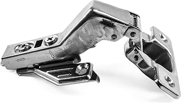 Berta 20 Pieces +45 Degrees Dioganal Overlay, Soft Closing Face Frame Concealed Kitchen Cabinet Door Hinges with Screws