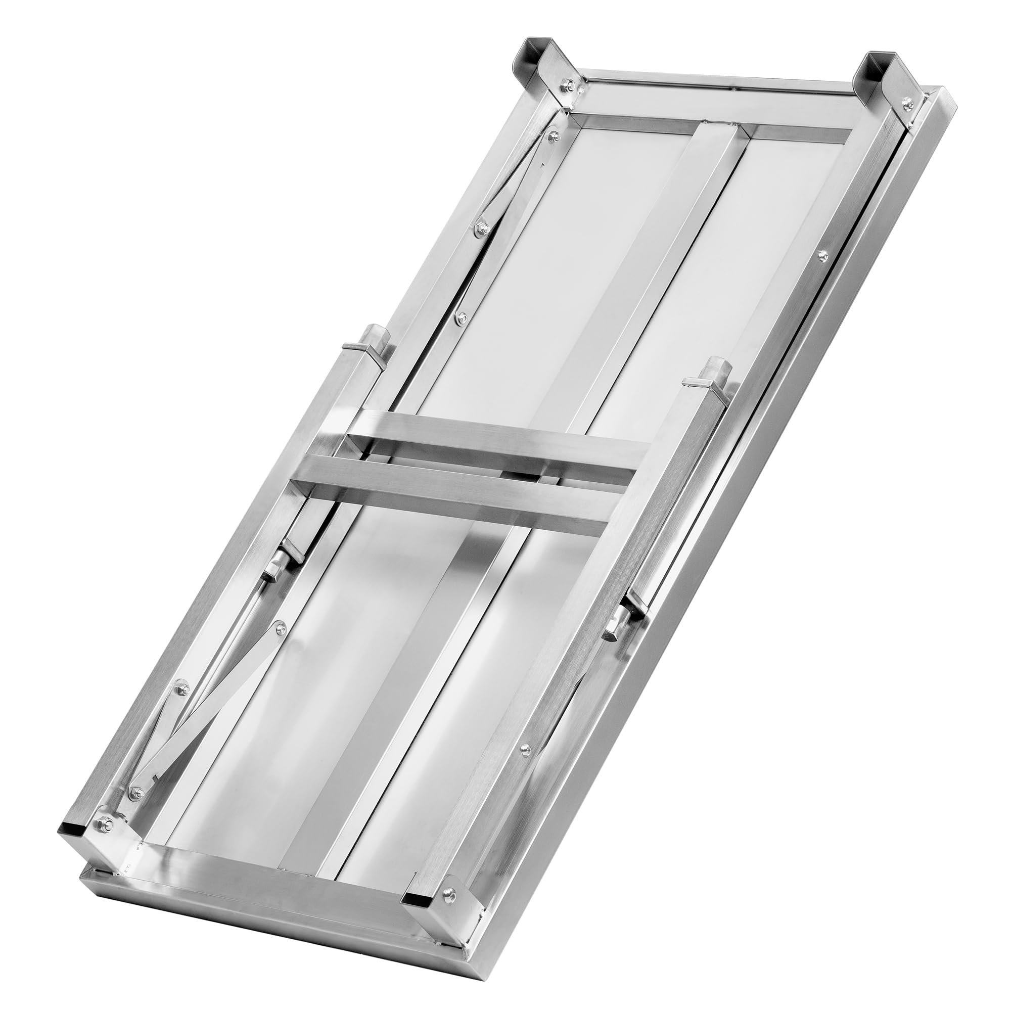 VEVOR Roestvrij Stalen Werktafel, 1220 x 610 x 850 mm, Zilver - voor Gezinskeuken, Garage, Commerciële Keuken, Restaurant, Koffieshop, Laboratorium