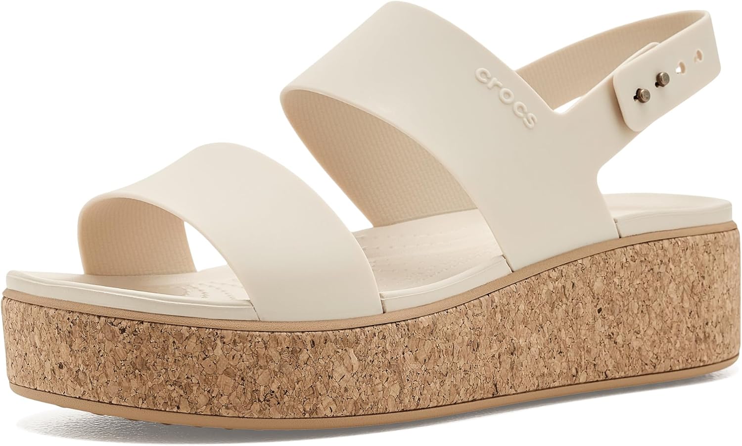 Crocs Women's Brooklyn Cork Low Wedge