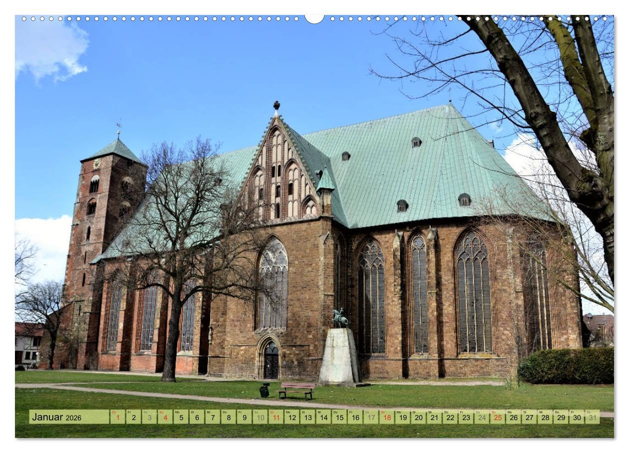 Reiterstadt Verden - Aller (Wandkalender 2026 DIN A2 quer), CALVENDO Monatskalender: Die Pferdestadt an der Aller