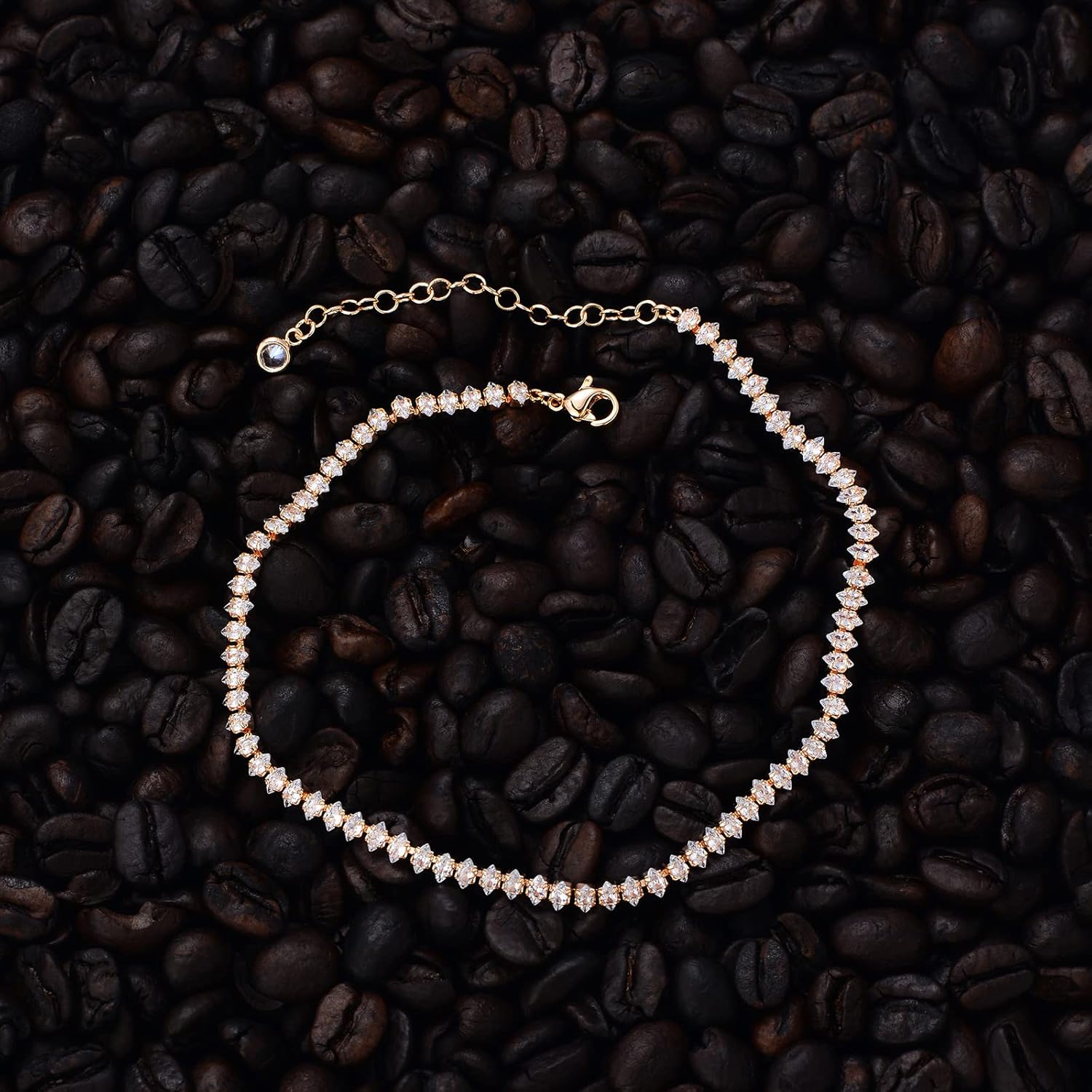 MTMY Gold Chain Bracelet for Women 14K Gold Plated Dainty Bracelets with Adjustable Chain Cute Bracelet Gold Trendy Jewelry - Image 6