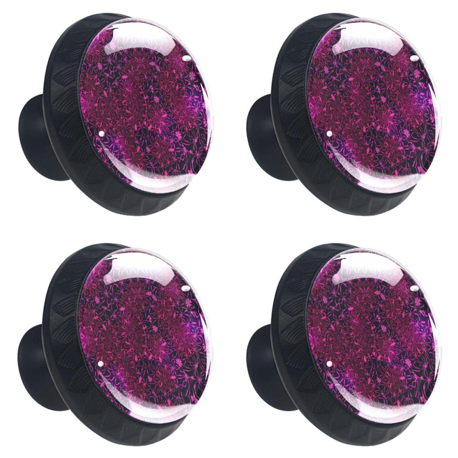 Boutons en verre pour placard de cuisine chic et finitions de meuble