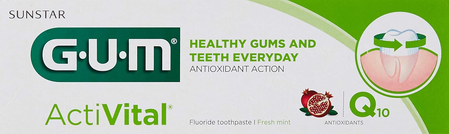 Gum Activital Toothpaste Q10 75ml : Amazon.ca: Health & Personal Care