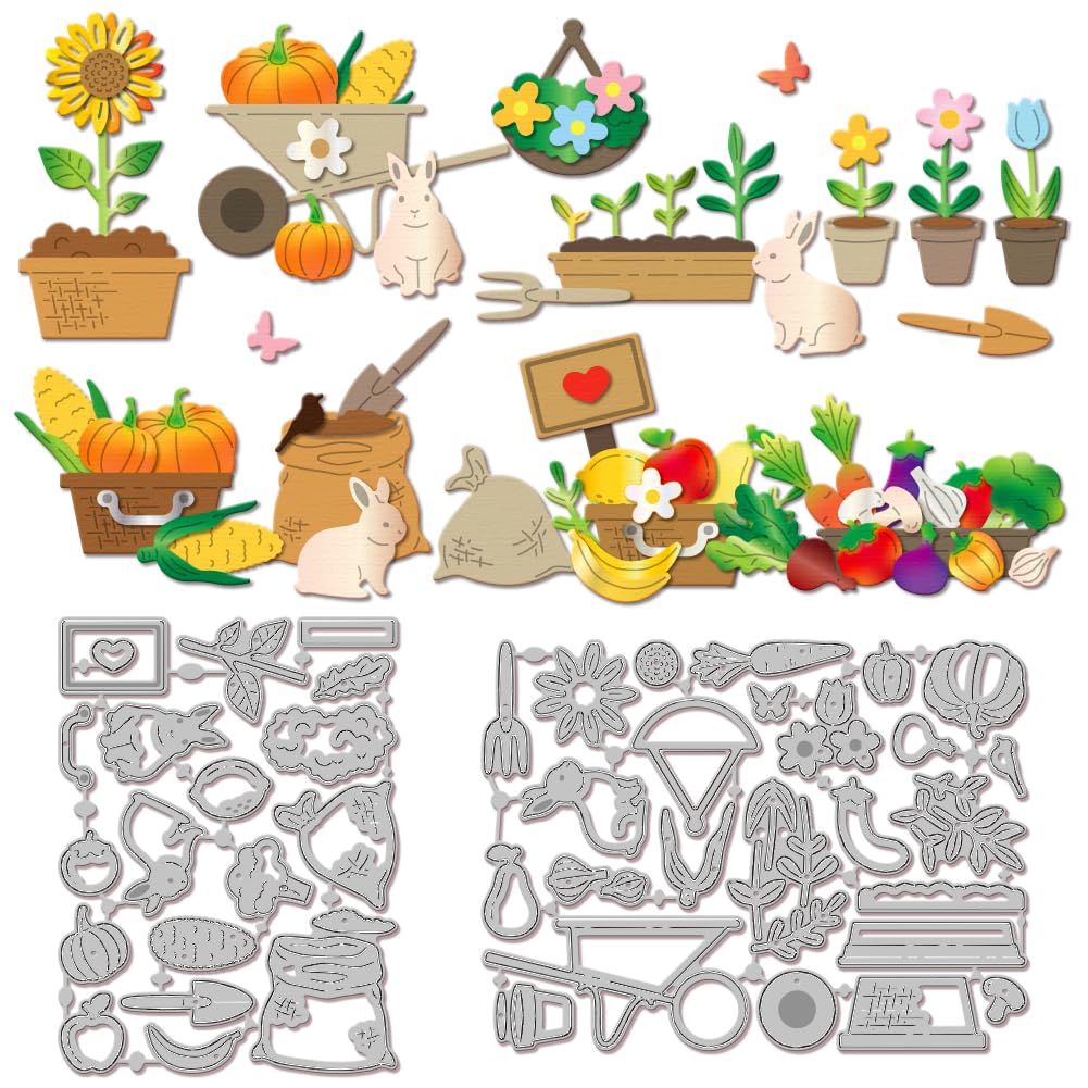 GLOBLELAND Fustelle a forma di fiori, per fai da te, scrapbooking, in