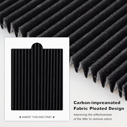 Miniatura 7 de Paquete de 8 filtros de aire de repuesto para refrigerador, filtro activado por carbón compatible con Frigidaire & Electrolux PureAir para EAFCBF,