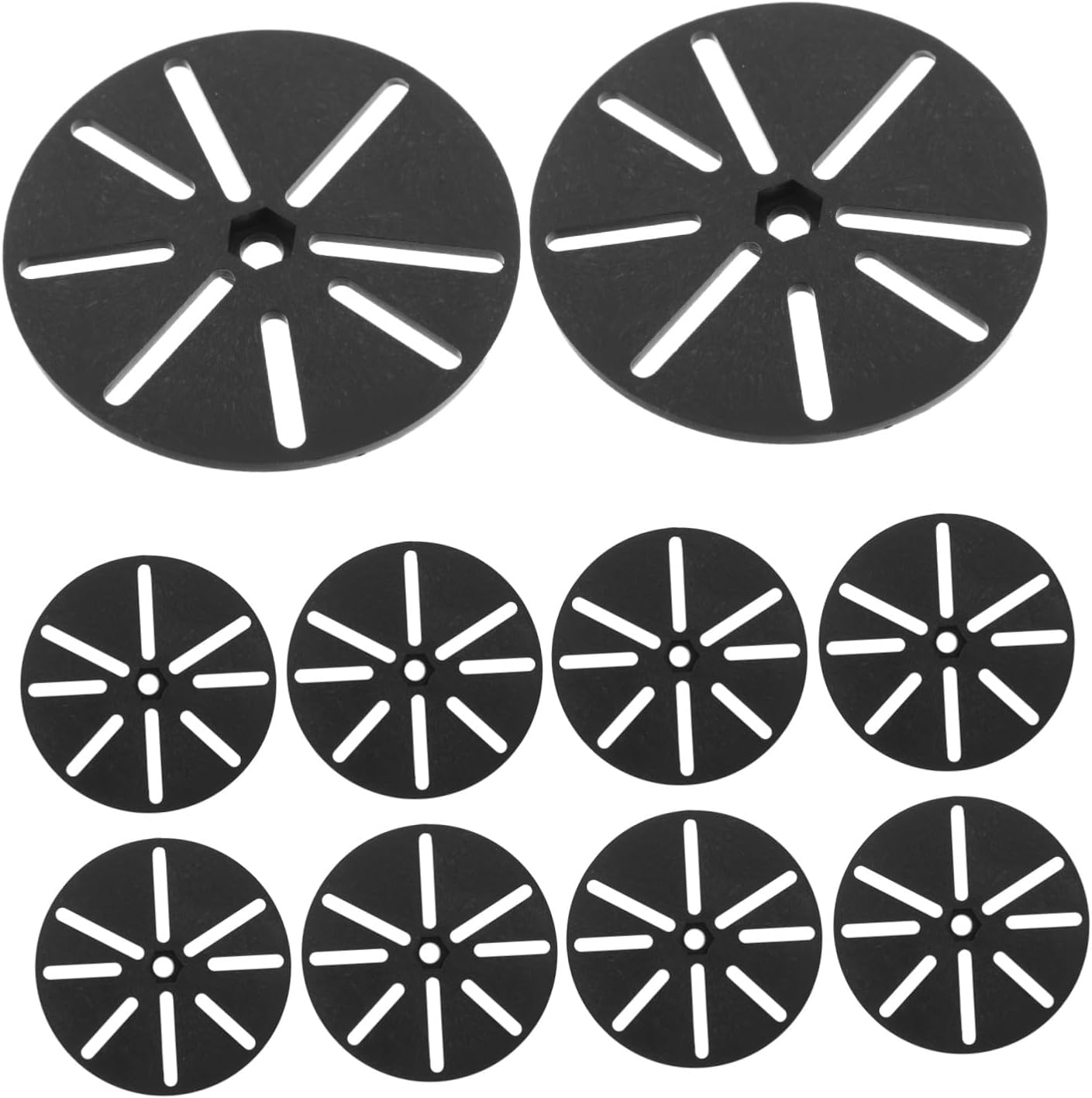 10pcs Round Camera Pedestal Base Plastic Mounting Plates