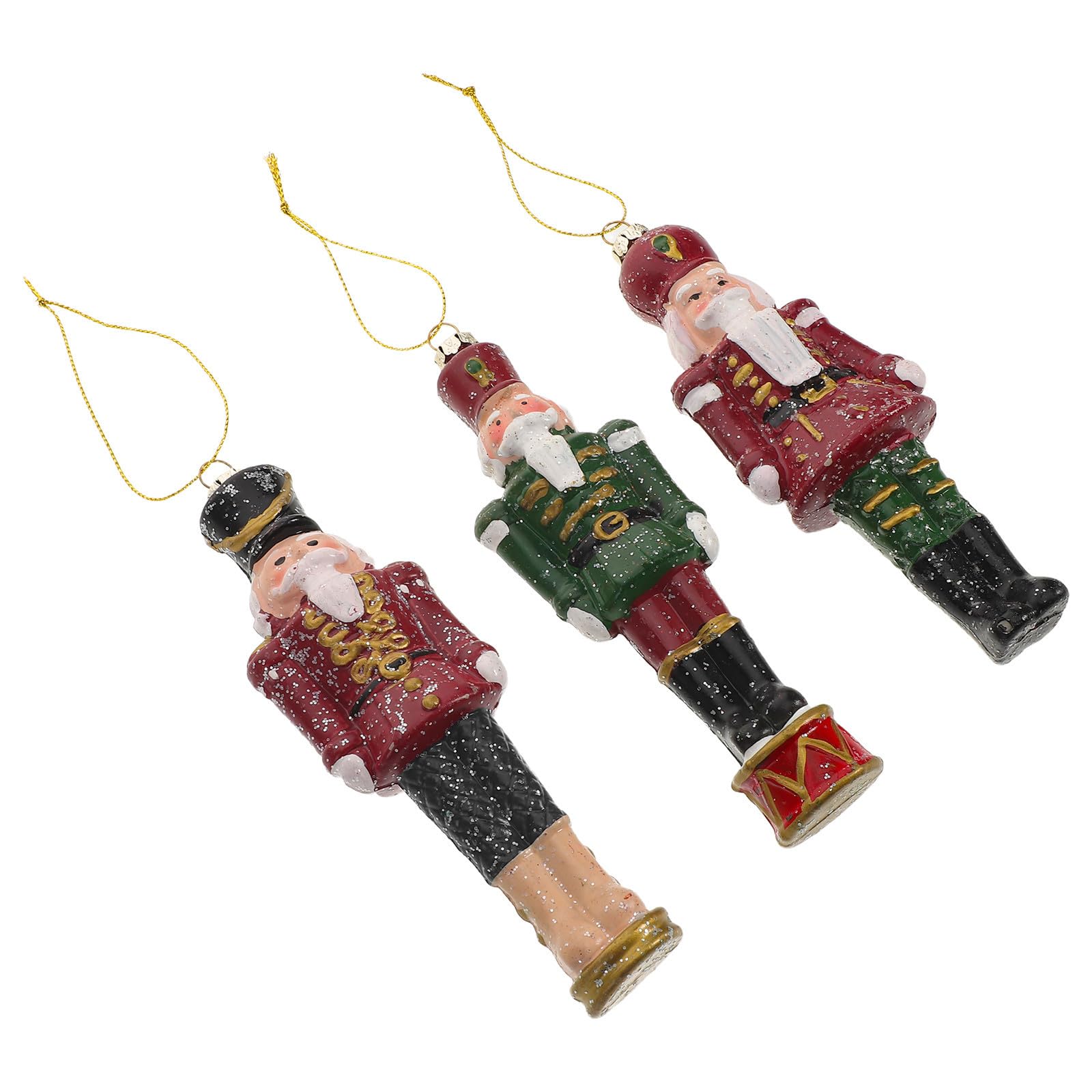 FRCOLOR 12 Piezas Cascanueces de Árbol de Navidad de Plástico, Figura