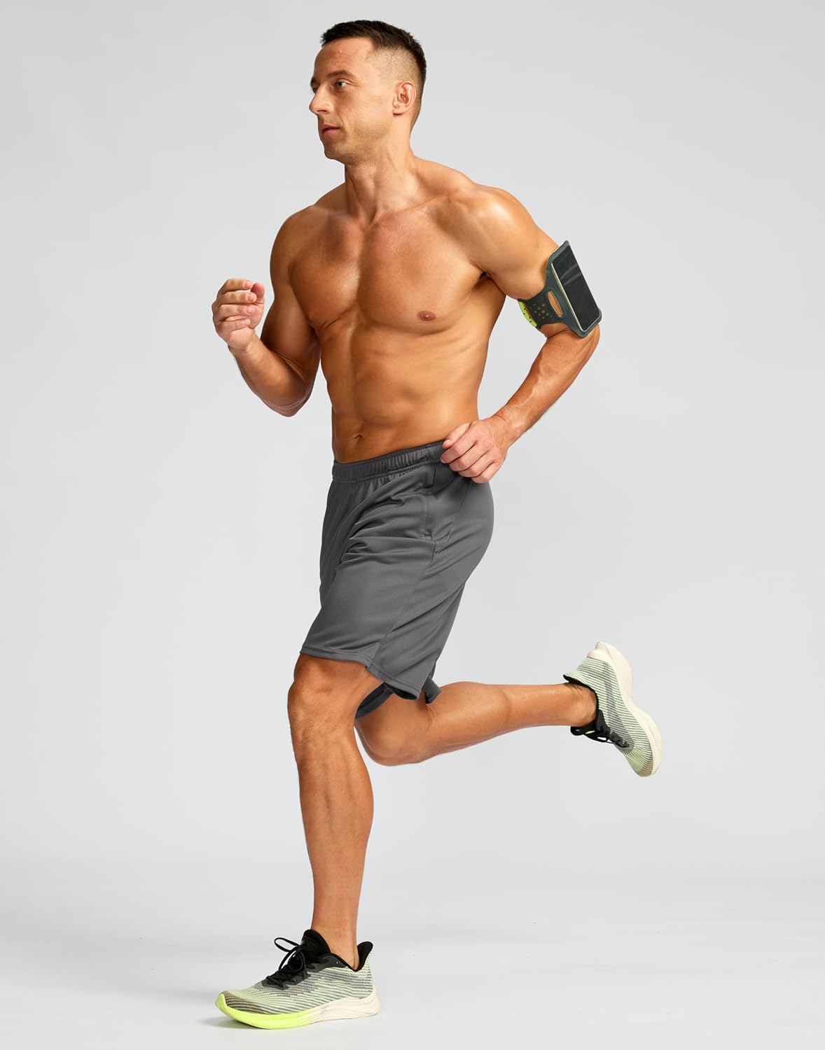 G Gradual Men's 5"/ 7"/ 9" Workout Running Shorts Quick Dry Lightweight Gym Shorts with Zip Pockets - Image 7