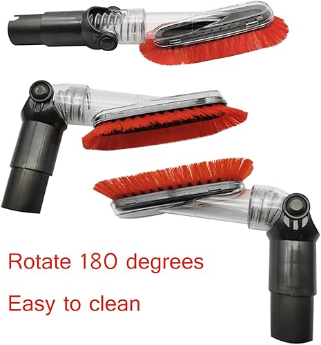 Miniatura 2 de EZ SPARES Cepillo de repuesto para aspiradora de tiburón, herramienta para hendiduras, cepillo suave y flexible con pelo de polipropileno