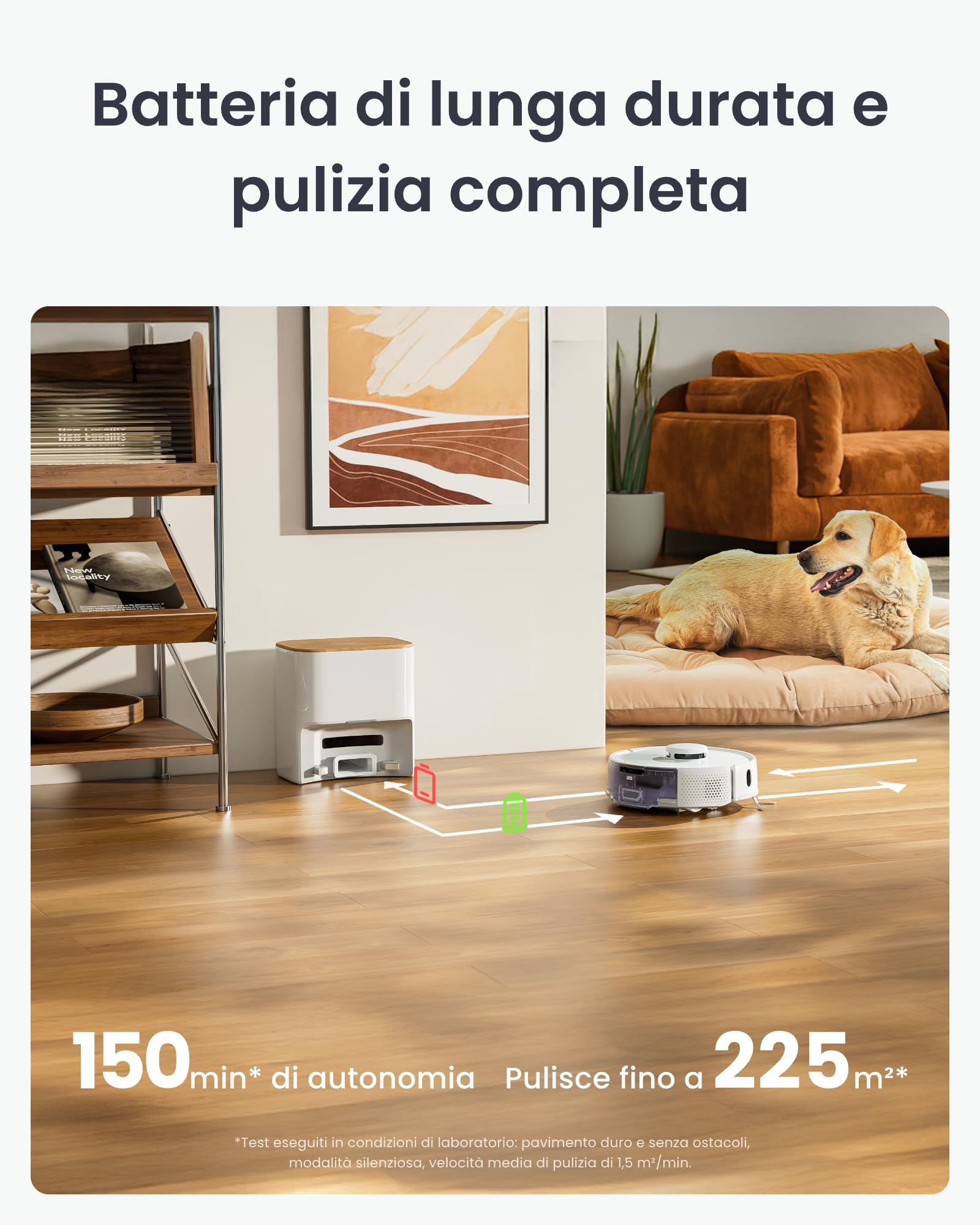 SwitchBot K11+ Robot aspirapolvere e lavapavimenti con Matter, 6.000 Pa, svuotamento automatico per 90 giorni, sistema LDS, ultra-sottile con 9 cm, compatibile con Apple Casa, Alexa e Google Home