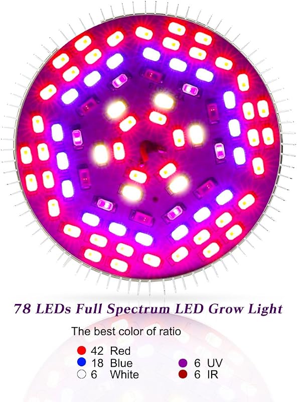 Esbaybulbs LED Növénylámpa E27 Teljes Spektrum Növekedési Fény