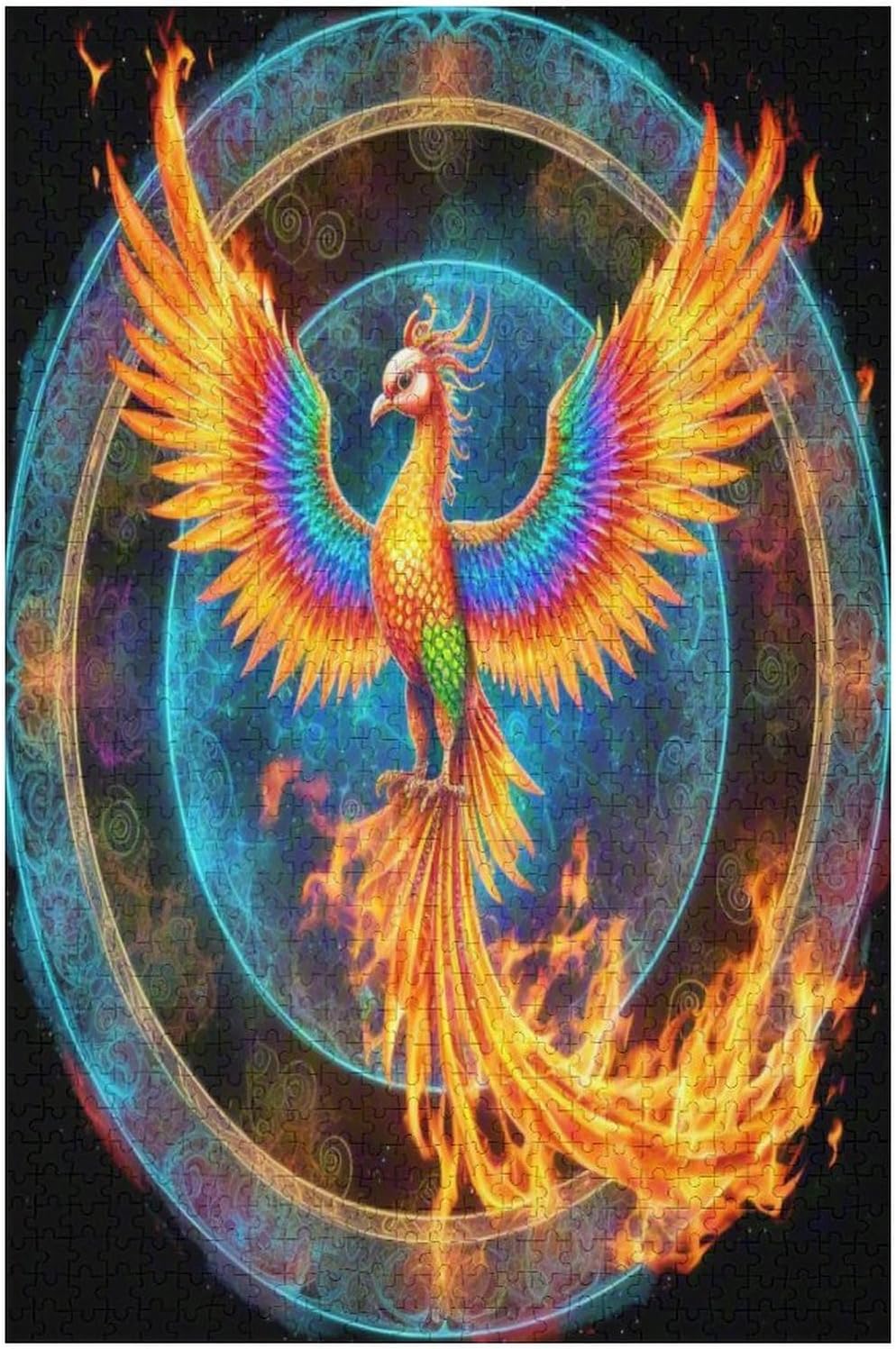 Phoenix - 1000 Piece Jigsaw Puzzles for Adults，Stress Relieving Game Props Positive Thinking Puzzles Party Entertainment Puzzles for Adults and Teens Toy