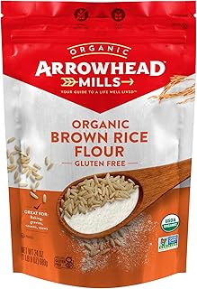 Arrowhead Mills Organic Brown Rice Flour, Gluten Free, 24 oz
