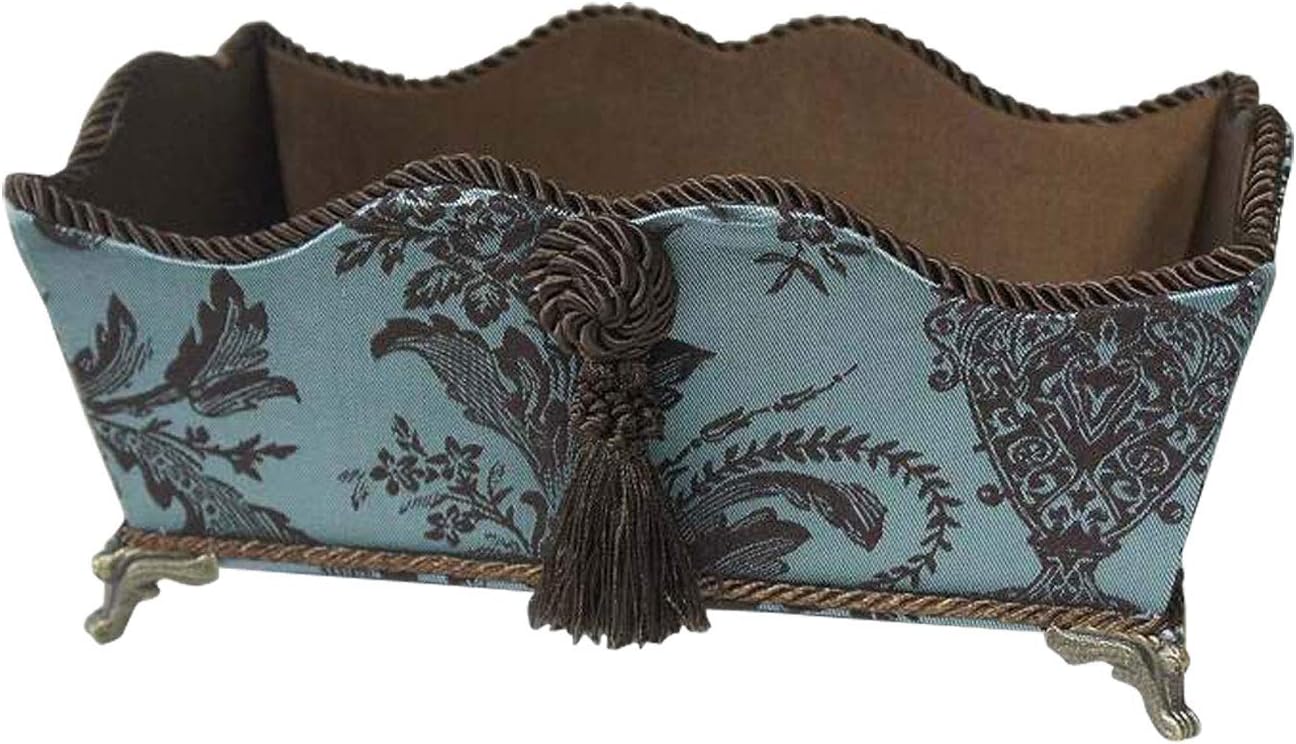 Jennifer Taylor 32965BX Carlisle Accessory Case with Legs, Cartonnage, Tassel Storage, Beauty Salon, Nails, Salon, Cosmetics, Makeup, Carlisle