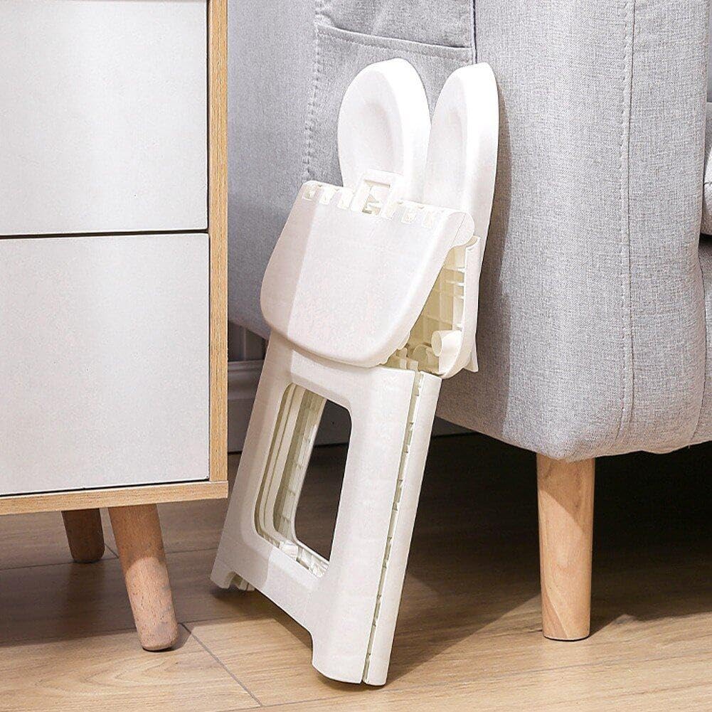 Silla Plegable para Niños con Respaldo De Taburete Nórdico Silla De Estudio De Tortas De Plástico Silla De Sala De Estar Baja Muebles De Patio