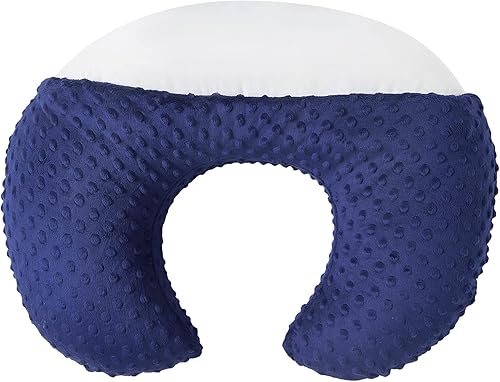 Almohada de lactancia y posicionador para lactancia materna y alimentación con biberón, apuntalando al bebé, tiempo boca abajo, soporte sentado para