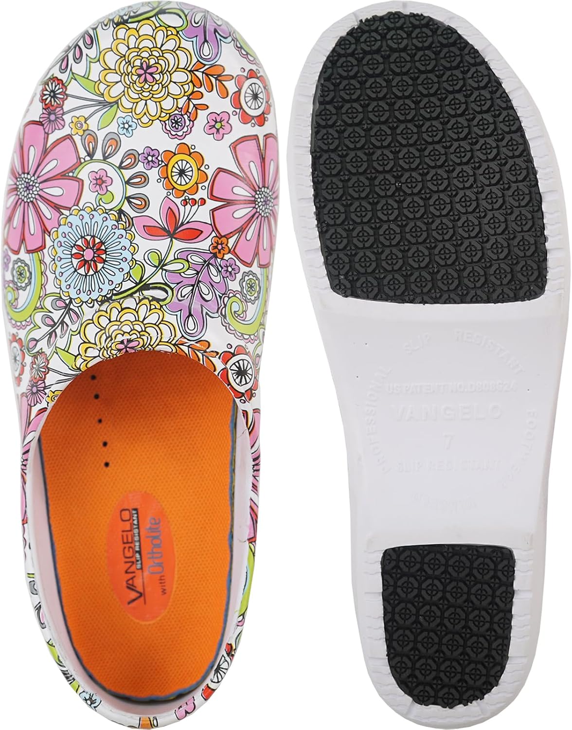 VANGELO Women Professional Slip Resistant Clog Waterproof Nurse Shoe Work Chef Shoe NIKO Removable Insole Size 6 to 12 - Image 3