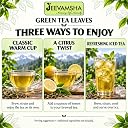 Premium Green Tea Leaves 200g | Organic Natural & Fresh | Rich in Antioxidants | Supports Weight Management, Energy & Detox | Loose Leaf Green Tea | gallery image
